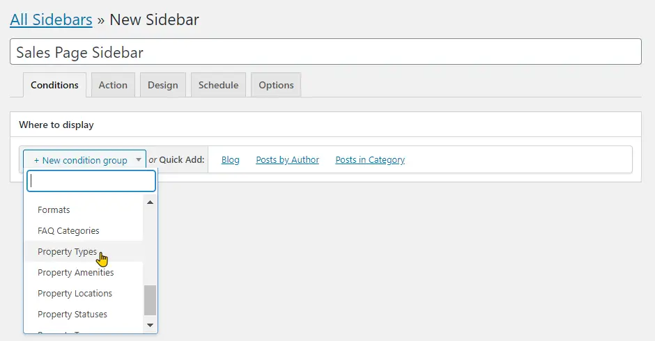 removing the sidebar using a plugin step 5