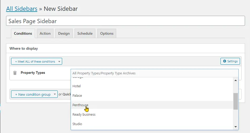 removing the sidebar using a plugin step 6