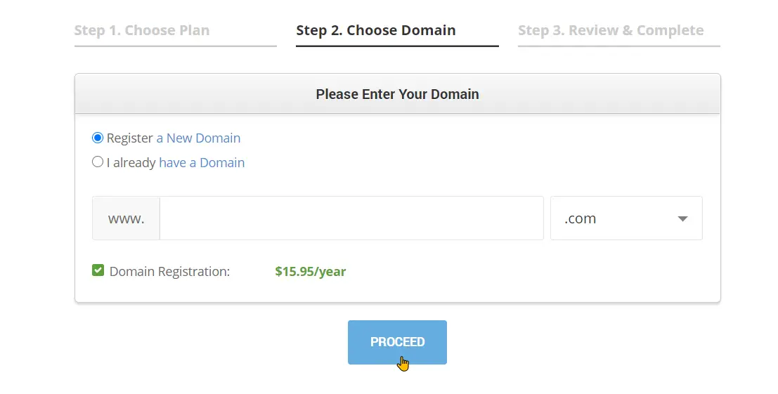 Selecting a great domain name