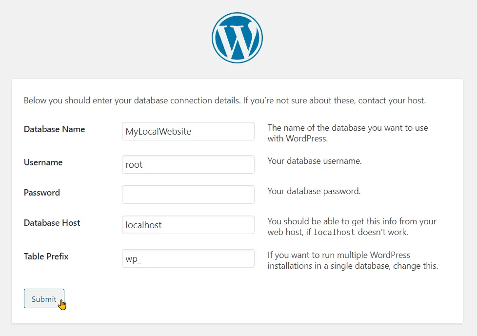 Configure Your New WordPress Installation Step 3