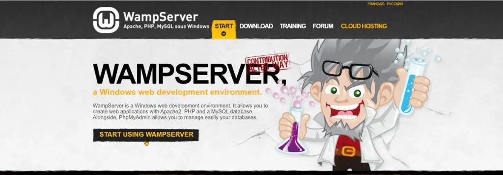 Download and Install WampServer Step 1