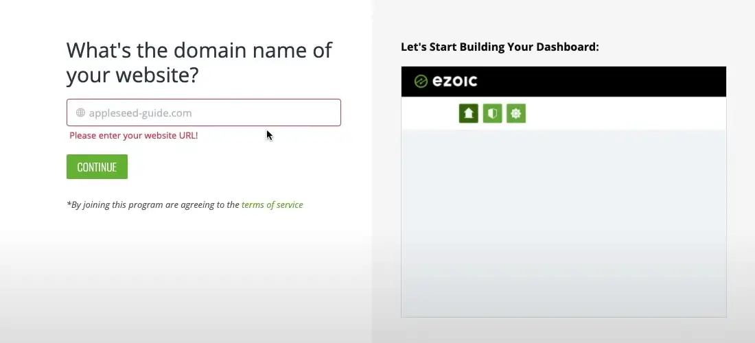 Create An Ezoic Account Step-4