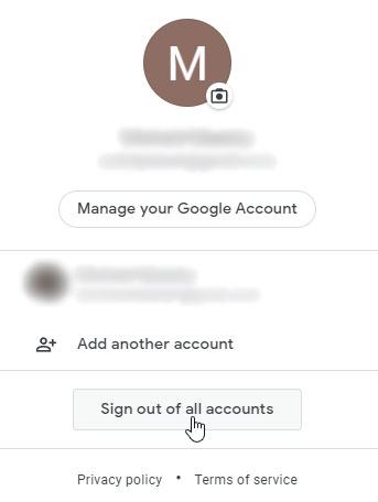 Log Out Of Your Account After Checking Your Email Step-3