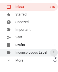 Use The Gmail Labels Feature To Hide Emails Step-3