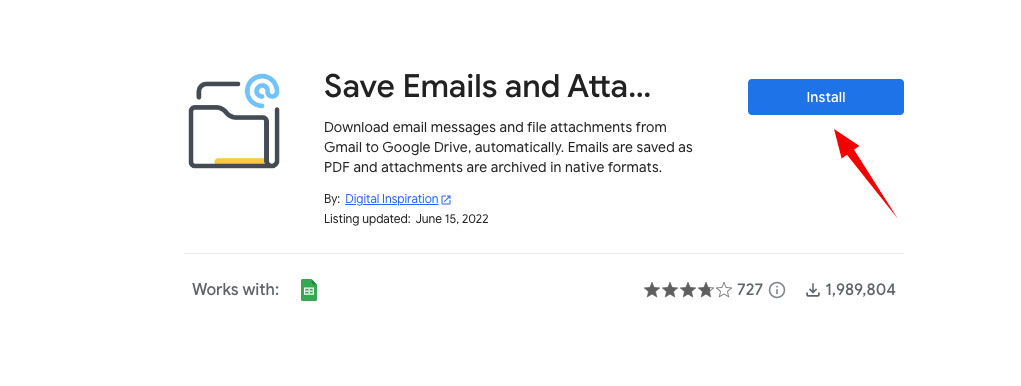 Download And Install The Save Emails And Attachments Extension Step-2