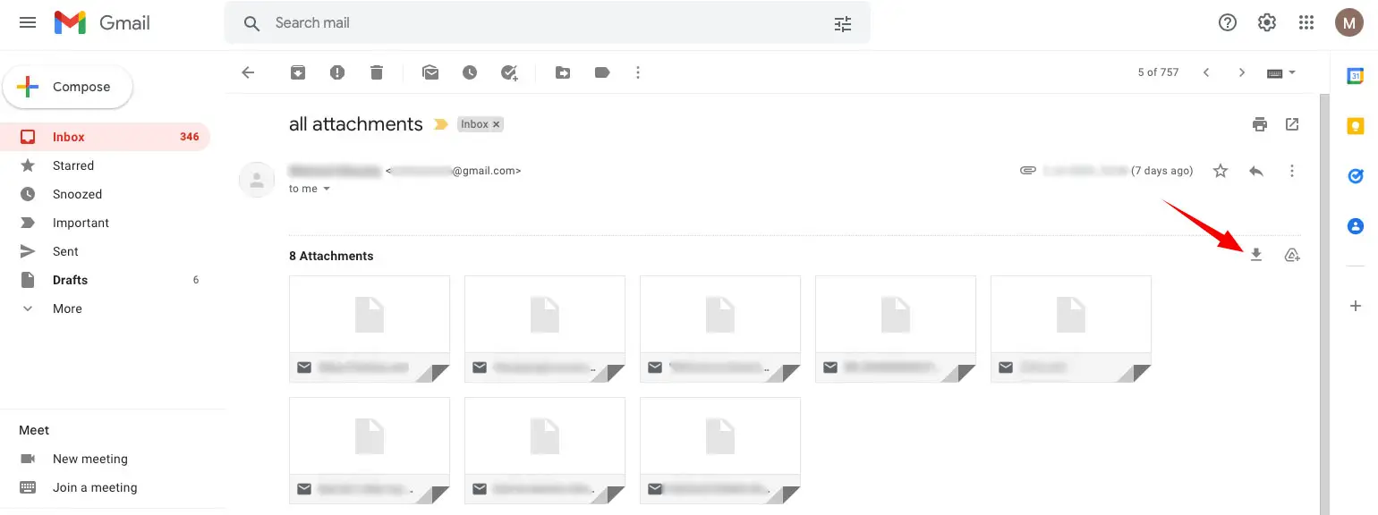 Forward And Download Attachments From Gmail Step-7
