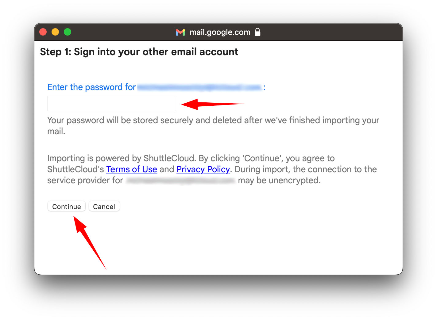 Import Emails From iCloud To Gmail Step 07