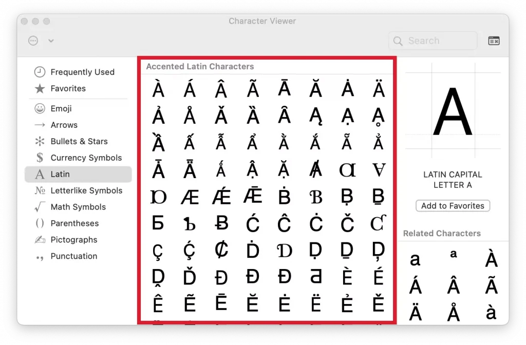 Write accents in Gmail Using macOS Character Viewer Step-06