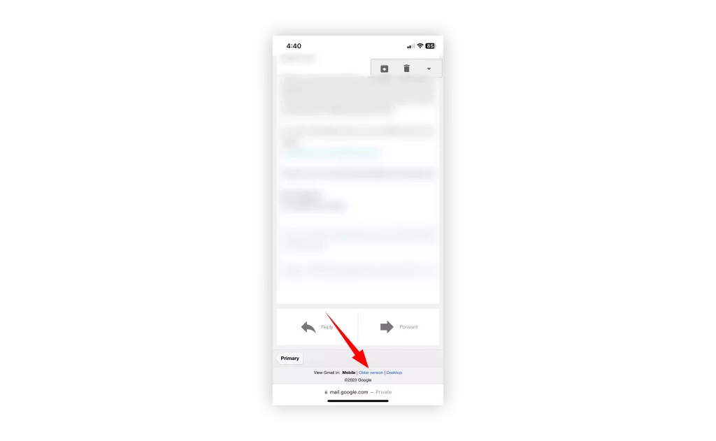 delete all drafts in Gmail Mobile App Step-06