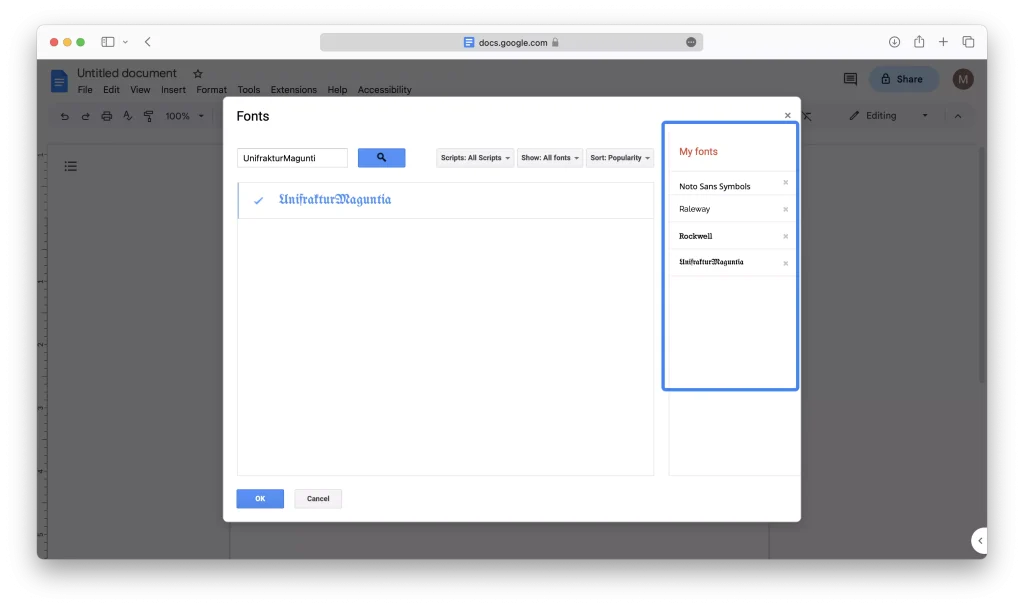 Add The font To Google Docs 03