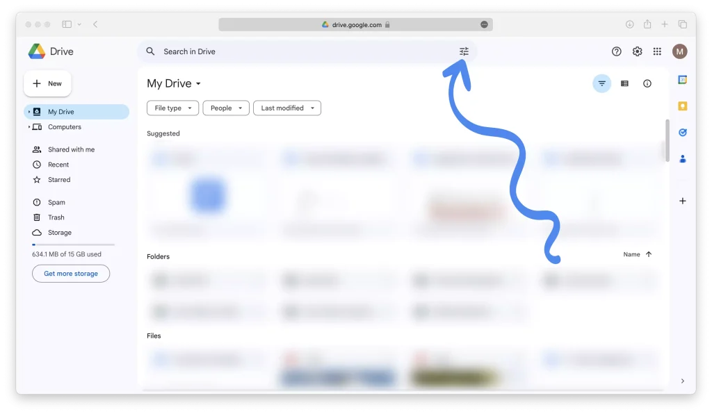 Find the shared documents in Google Drive 02